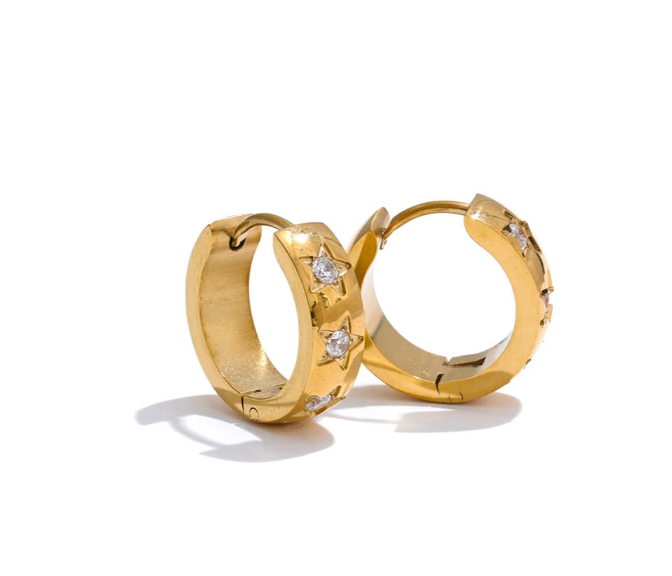 Daisy Zirconia Hoop
