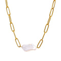 Lexi Pearl Chain Necklace