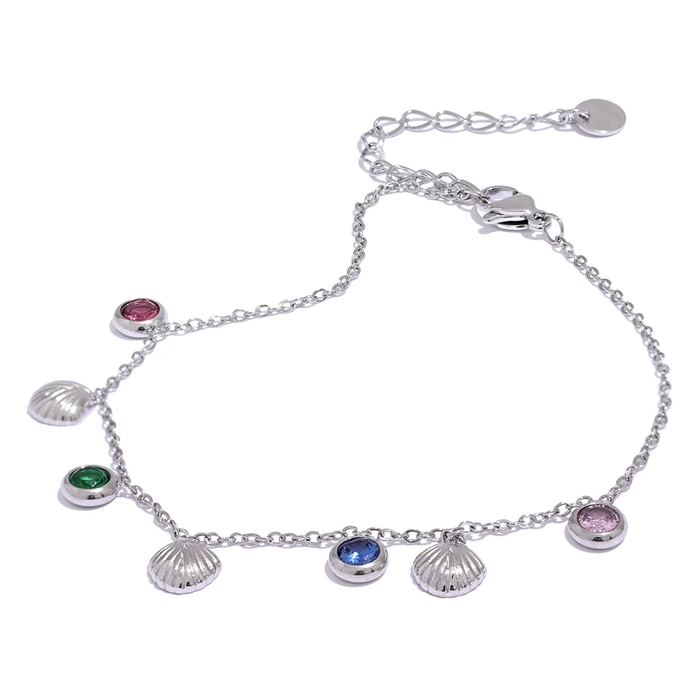 Daisy Zirconia Charm