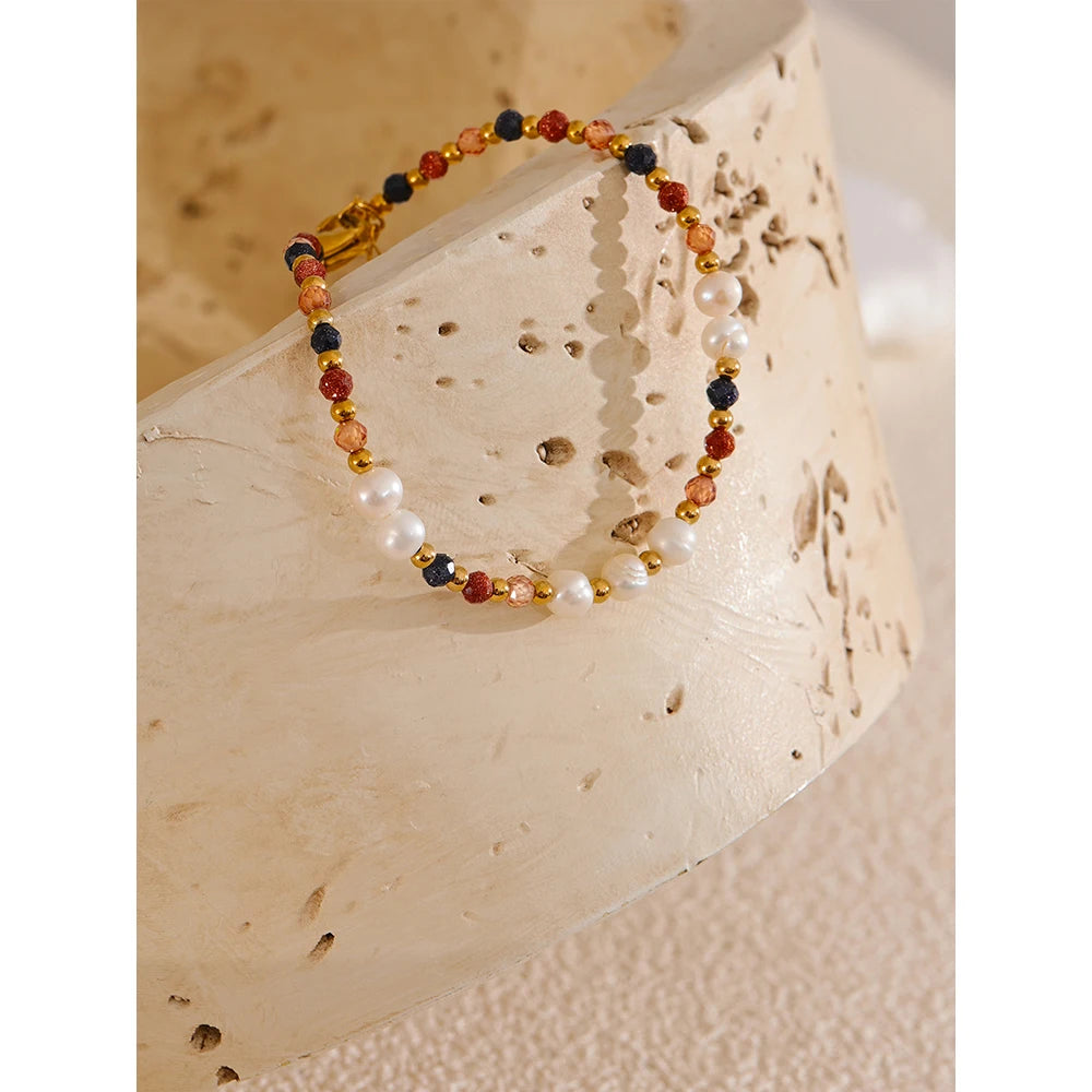Sandy Bead Chain Bling