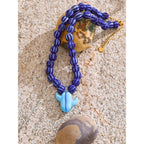 Sally Ceramic Blue Necklace
