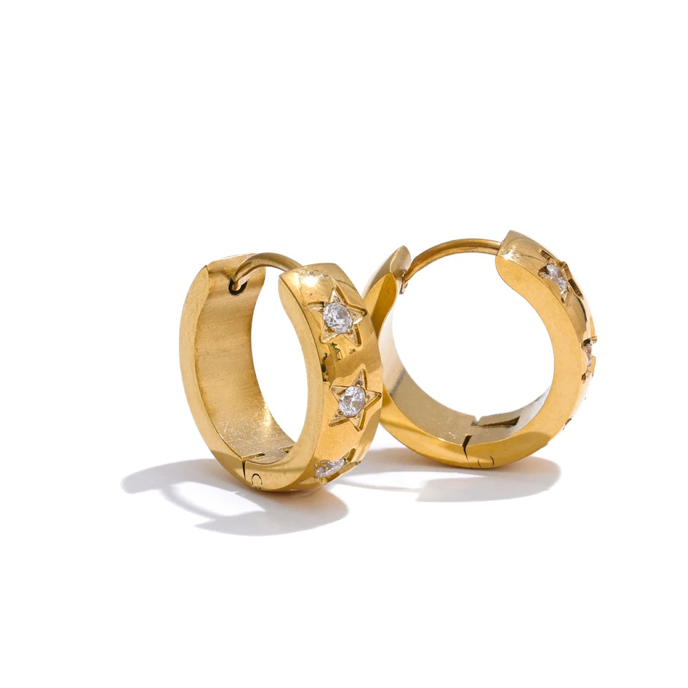 Daisy Zirconia Hoop