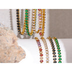 Daisy Tennis Colorful Necklace Choker