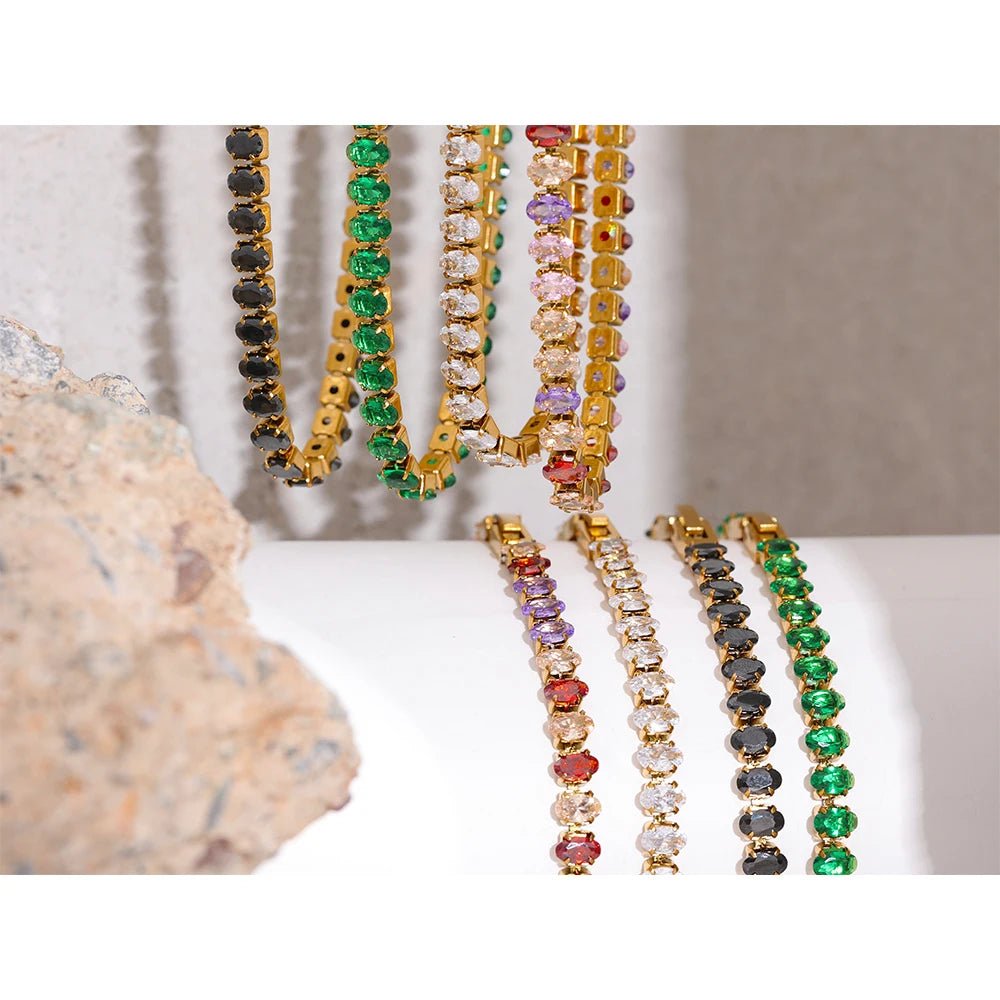 Daisy Tennis Colorful Necklace Choker
