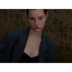 Daisy Flower Layered Necklace