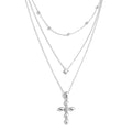 Claire Layered Cross Pendant