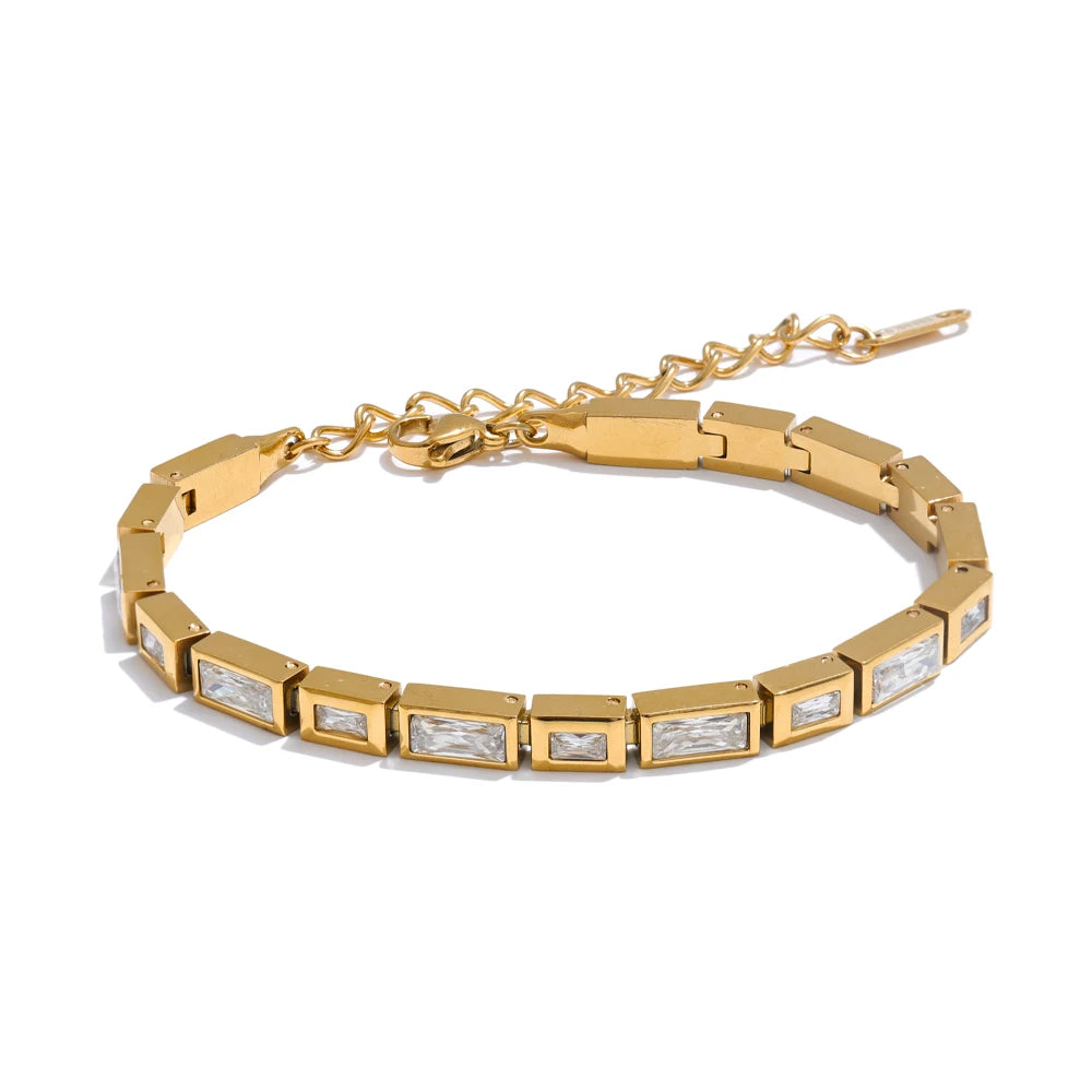 Claire Chain Zirconia Bracelet