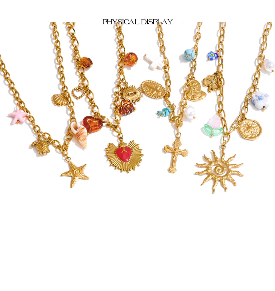 Daisy Pendant Cross