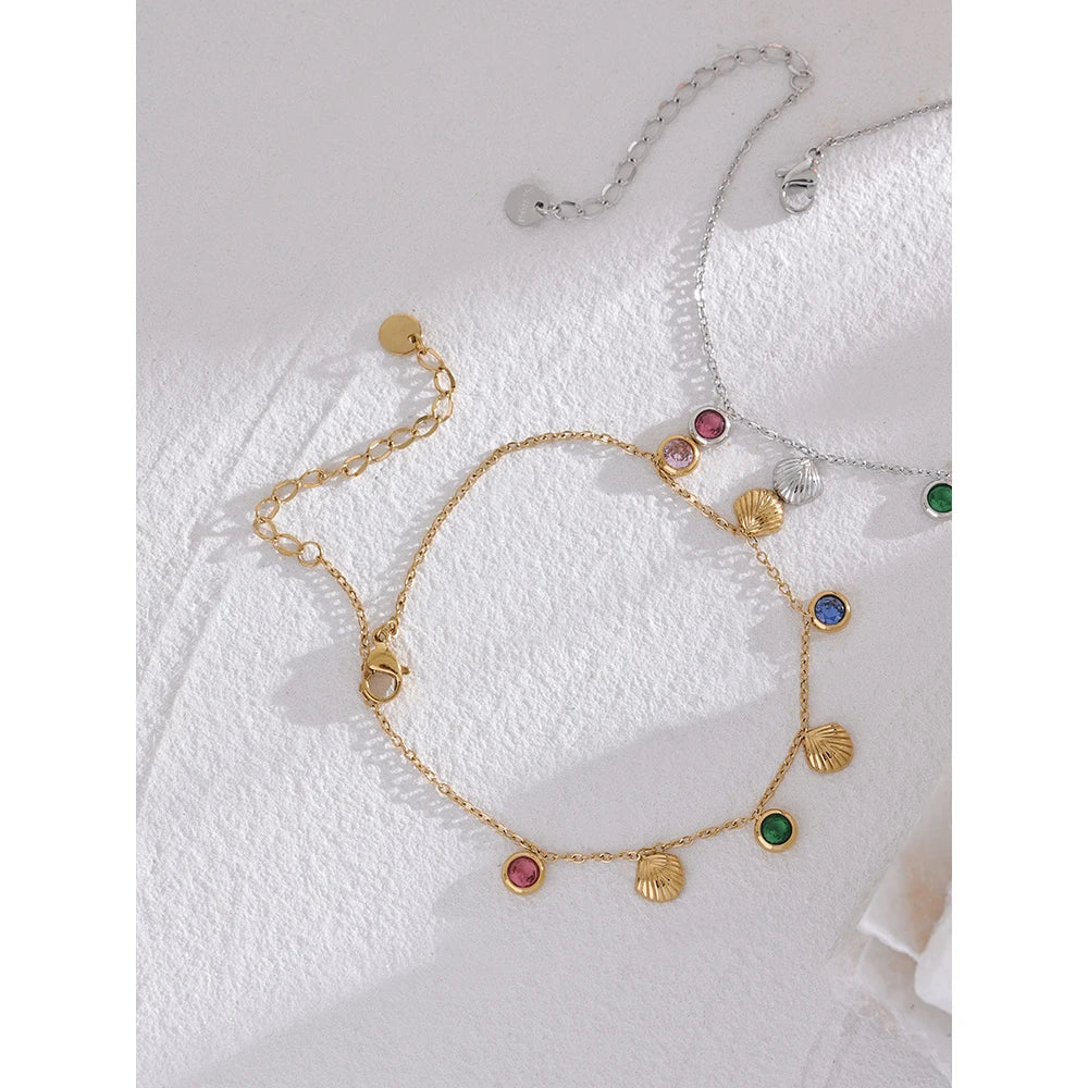 Daisy Zirconia Charm