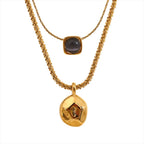 Lexi Layered Stones Necklace