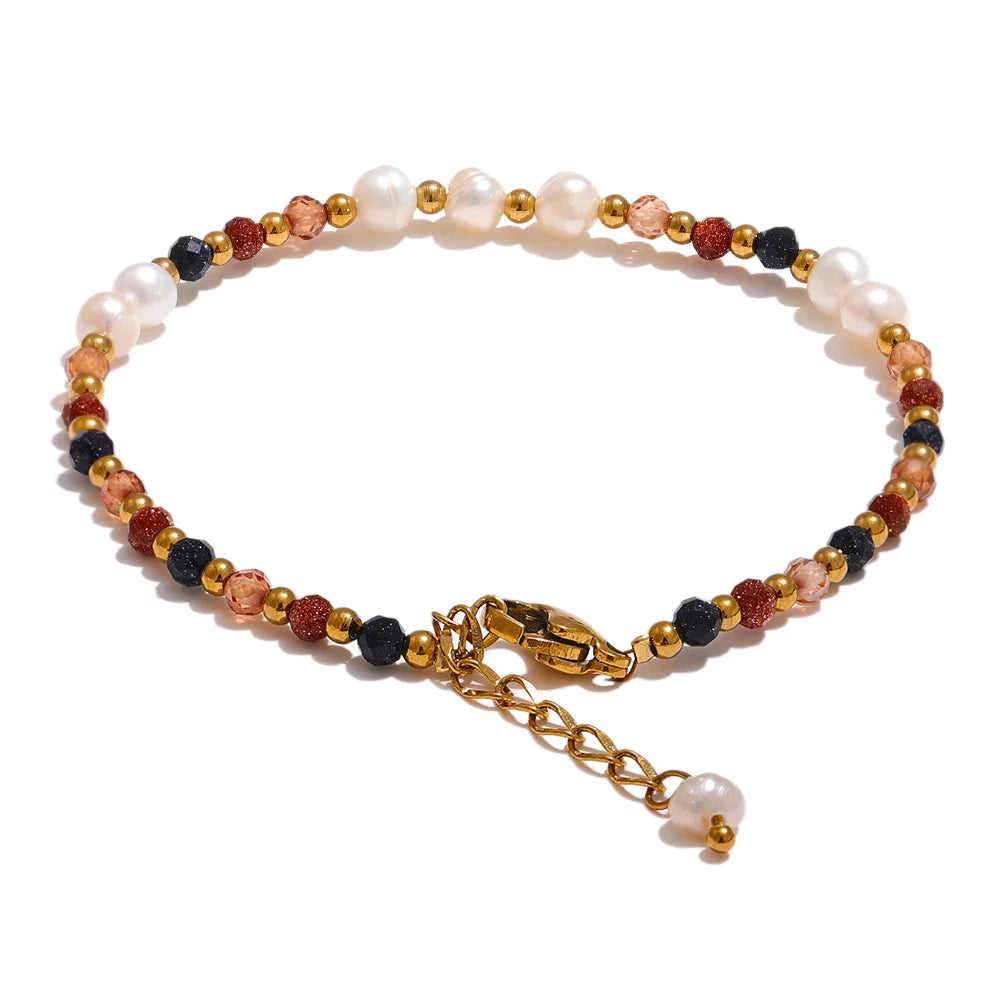 Sandy Bead Chain Bling