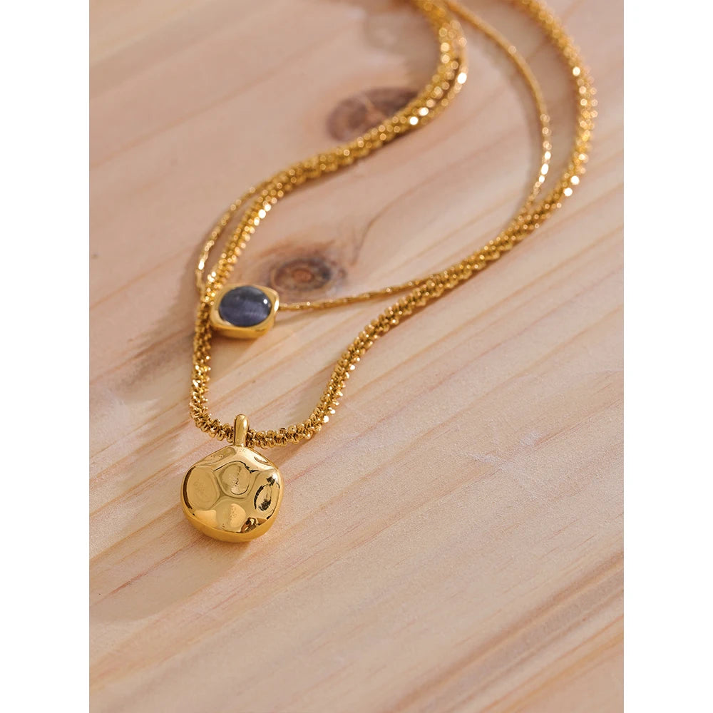 Lexi Layered Stones Necklace