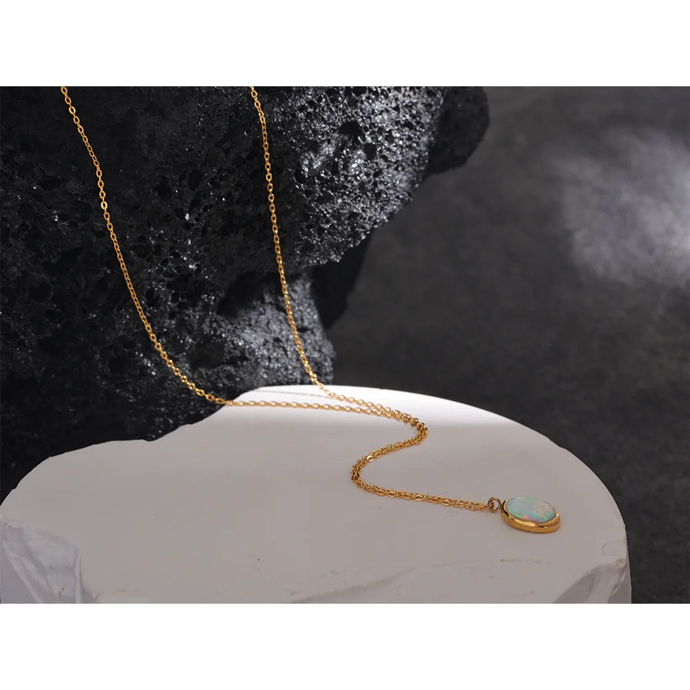 Lexi Opal Stone Necklace