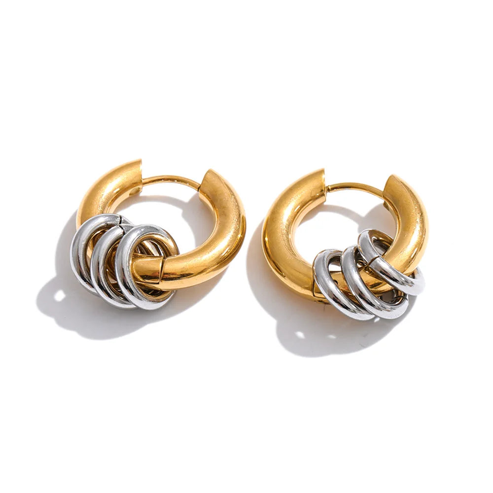 Claire Layered Hoop Earrings