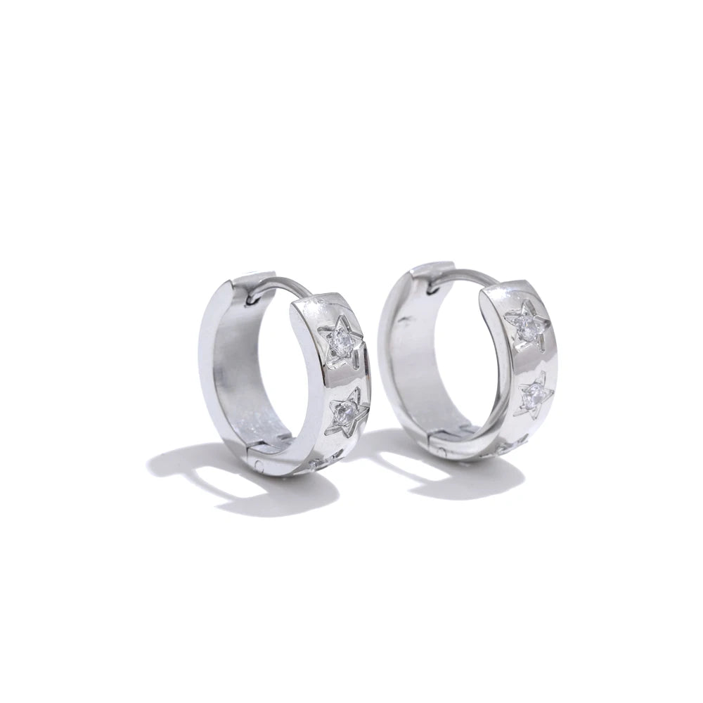 Daisy Zirconia Hoop