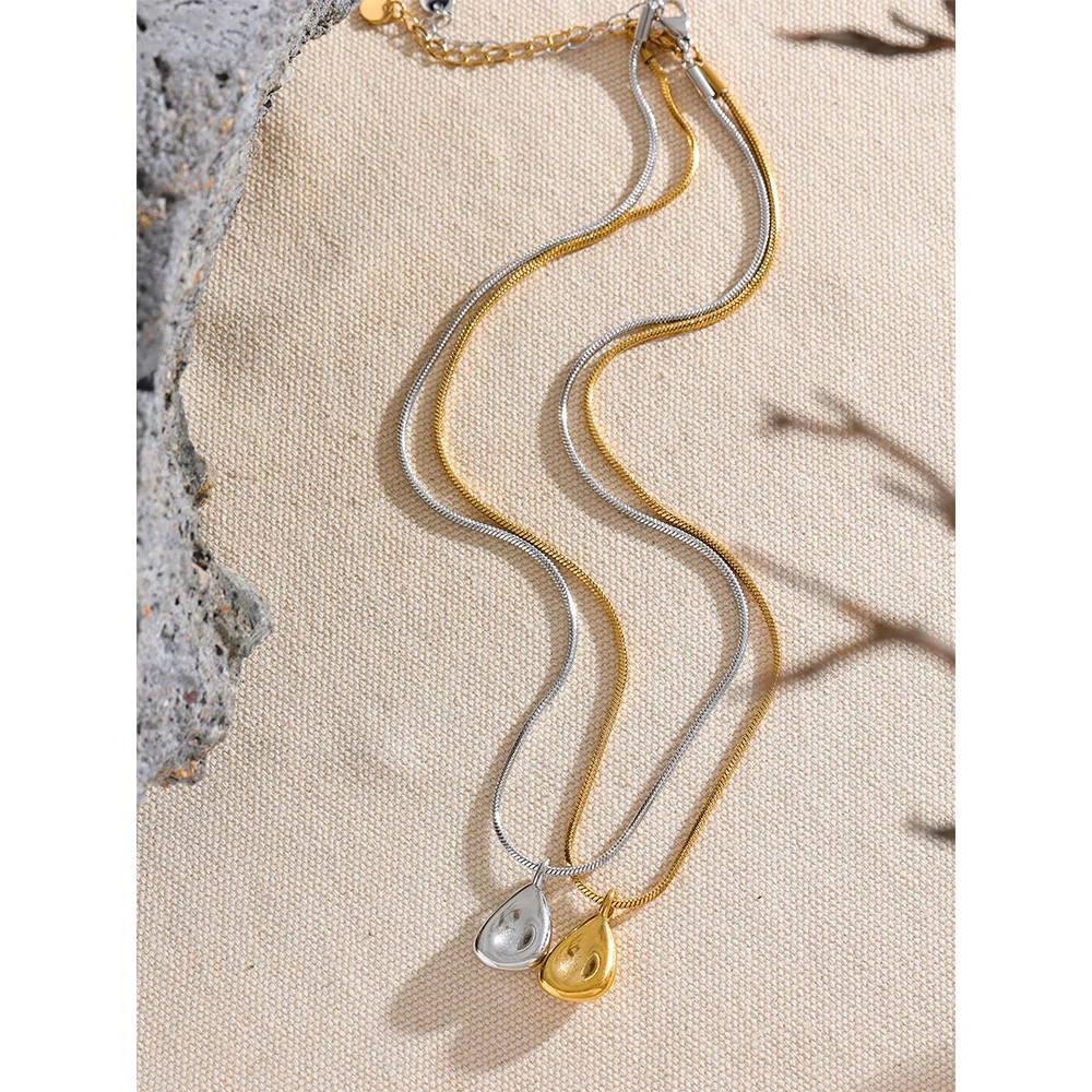 Bella Geometric Drop Necklace