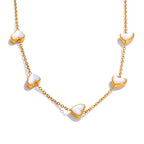 Daisy Hearts Chain Necklace