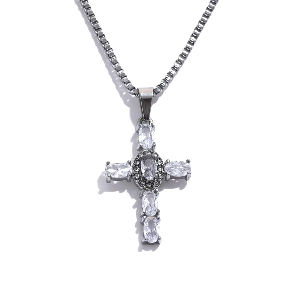 Daisy Cross Pendant