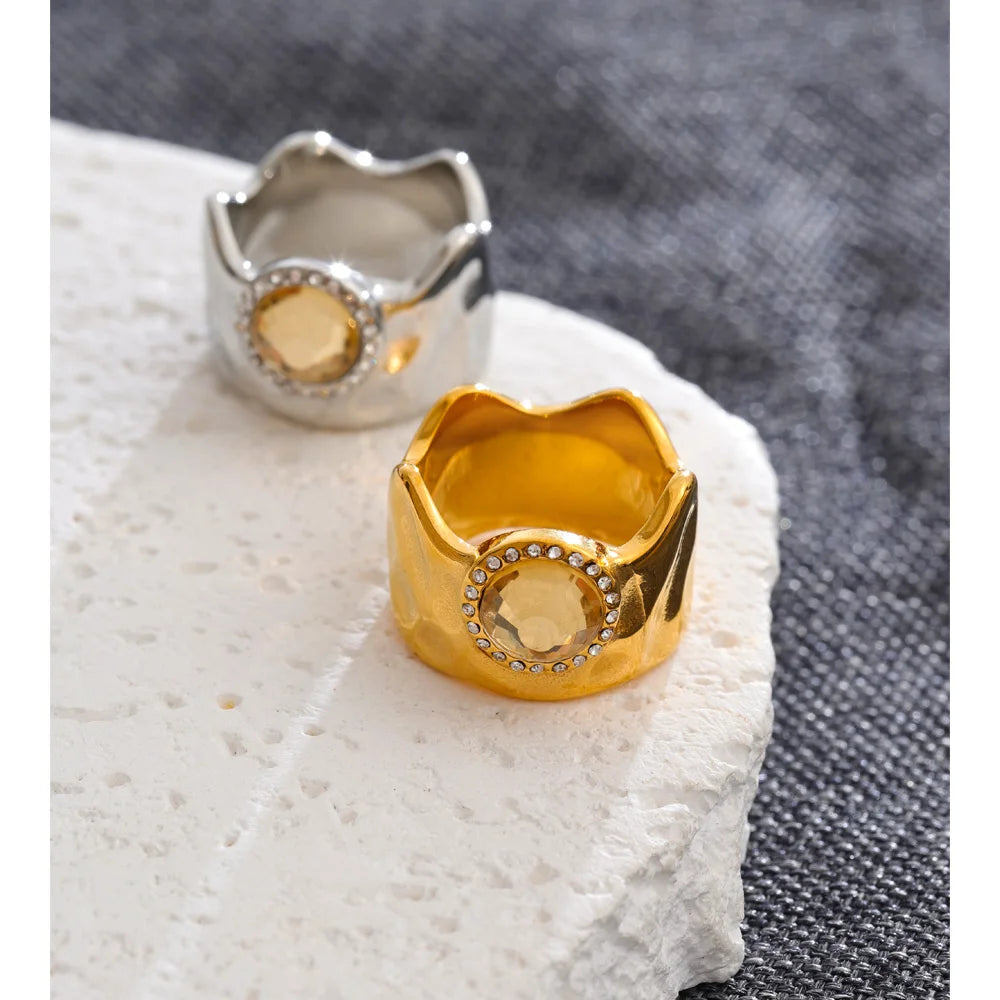 Lexi Wide Casting Ring